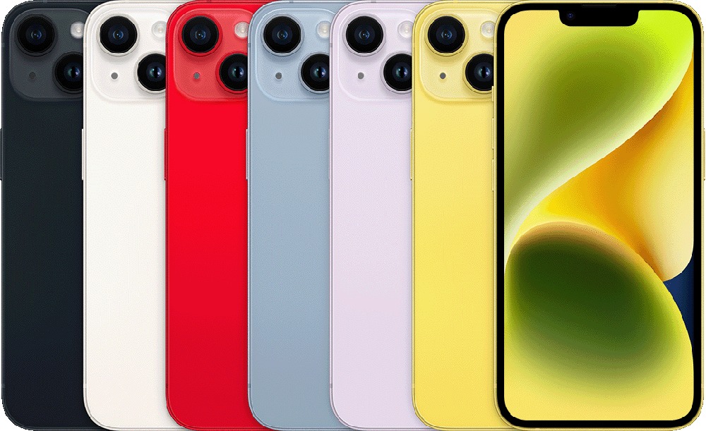 iPhone 14 · vista illustrativa del modello