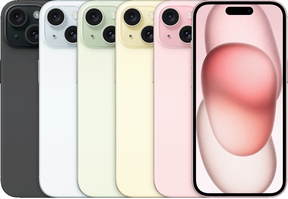 iPhone 15 · vista illustrativa del modello